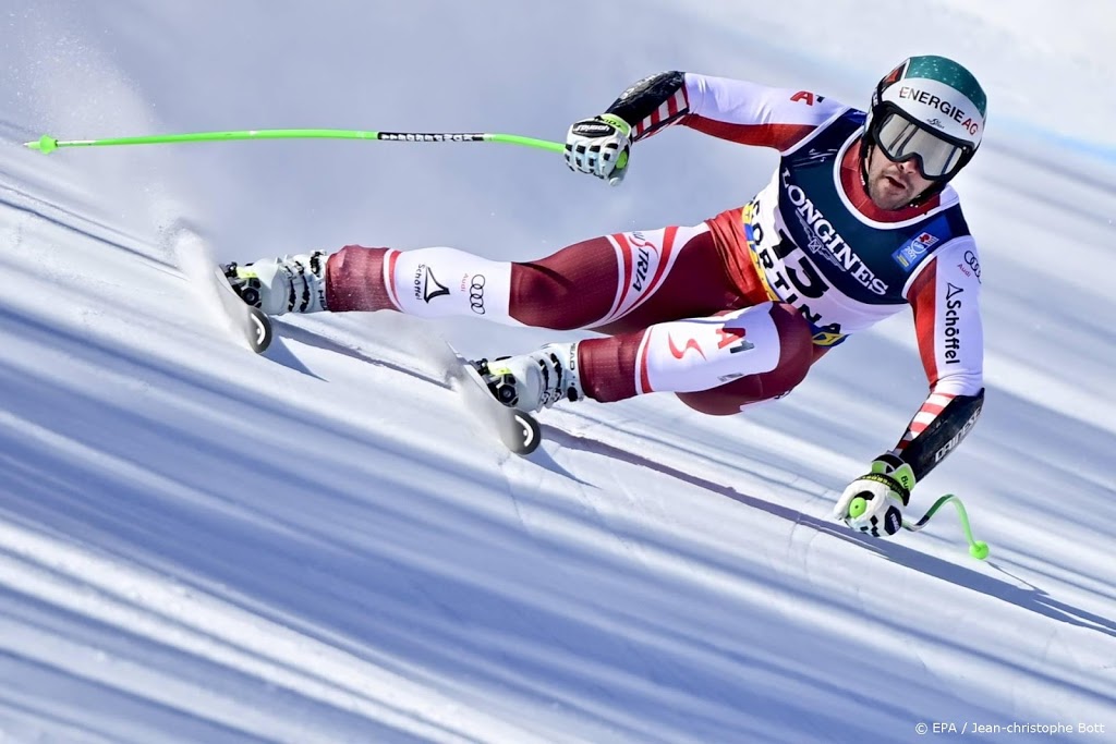 Skiër Kriechmayr wint afdaling in Saalbach