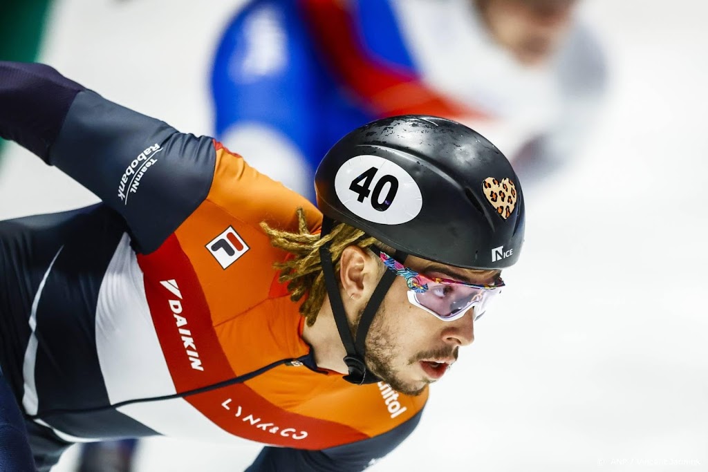 Shorttracker Hoogerwerf grijpt naast WK-medaille op 500 meter