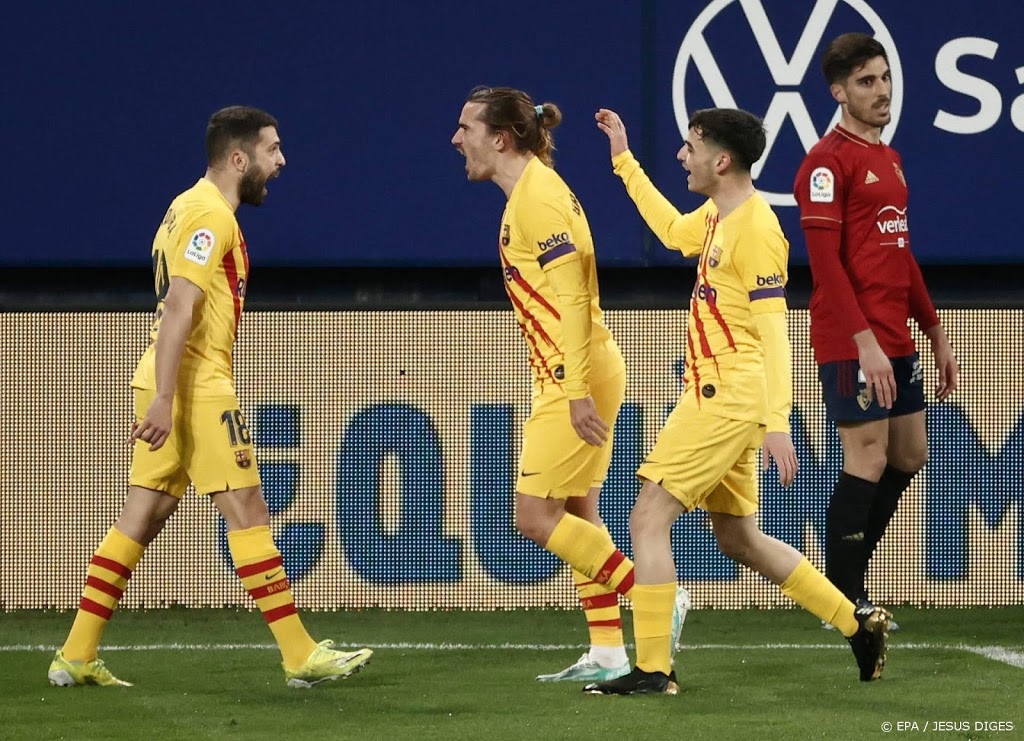 Koeman wint met Barcelona ook bij Osasuna