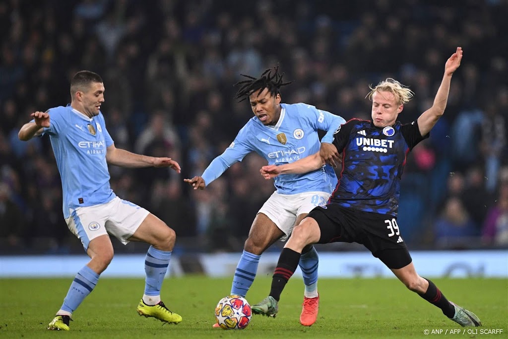 Titelverdediger Manchester City opnieuw te sterk voor Kopenhagen