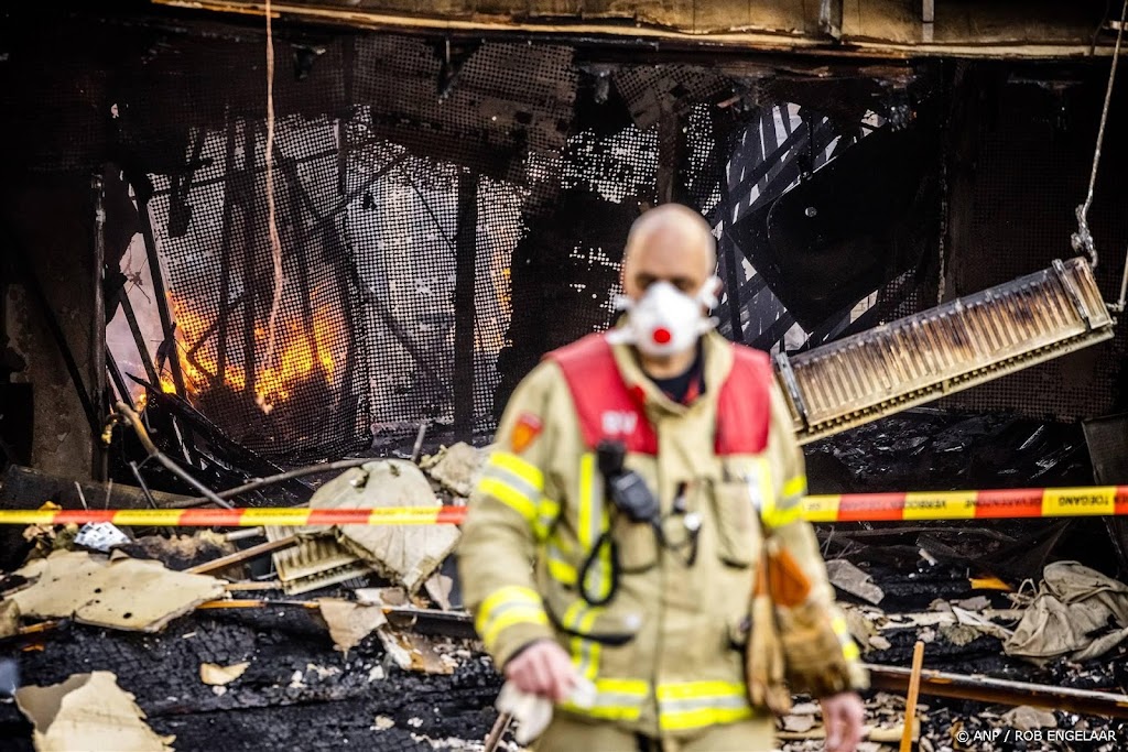 Instortingsgevaar bij door brand getroffen panden Arnhem