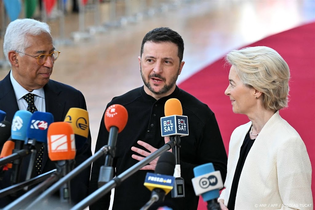Zelensky dankt EU voor 'sterk signaal' naar Oekraïne