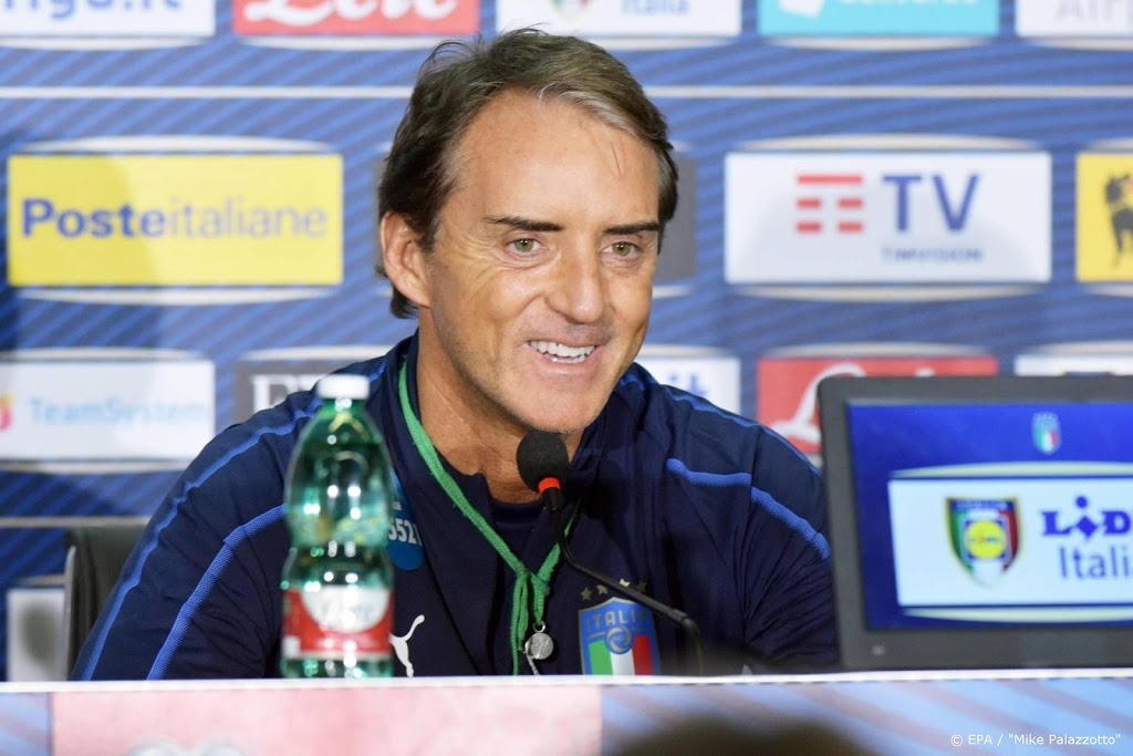 Bondscoach Mancini: uitstel EK kan voor Italië goed uitpakken