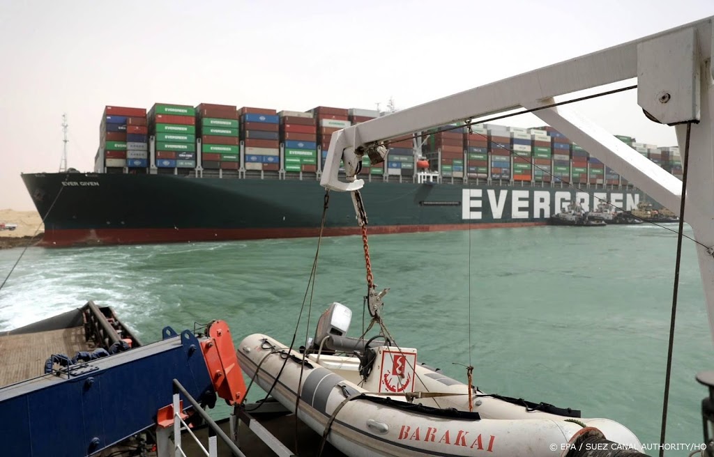 Suezkanaal bekijkt uitbreiding na vastlopen megacontainerschip