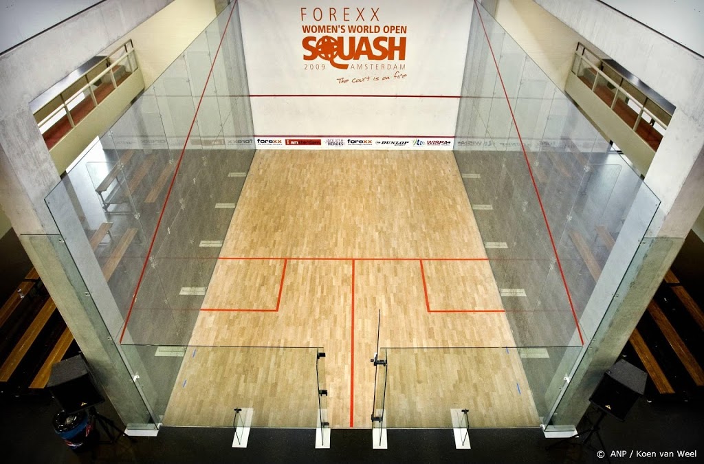 Squash als eerste sport aan de beurt in pilot met testbewijs