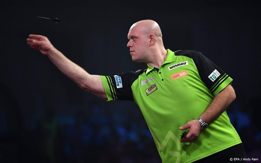 Van Gerwen verliest bij laatste vier van Clayton in Premier League