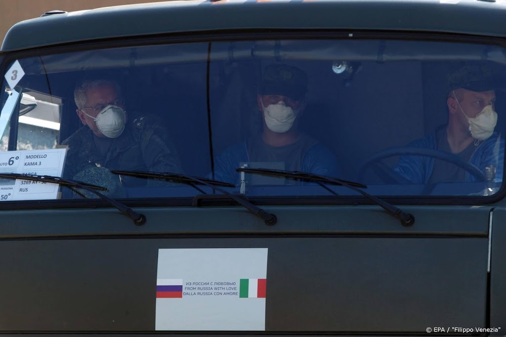 Rusland haalt artsen en militairen terug uit Italië