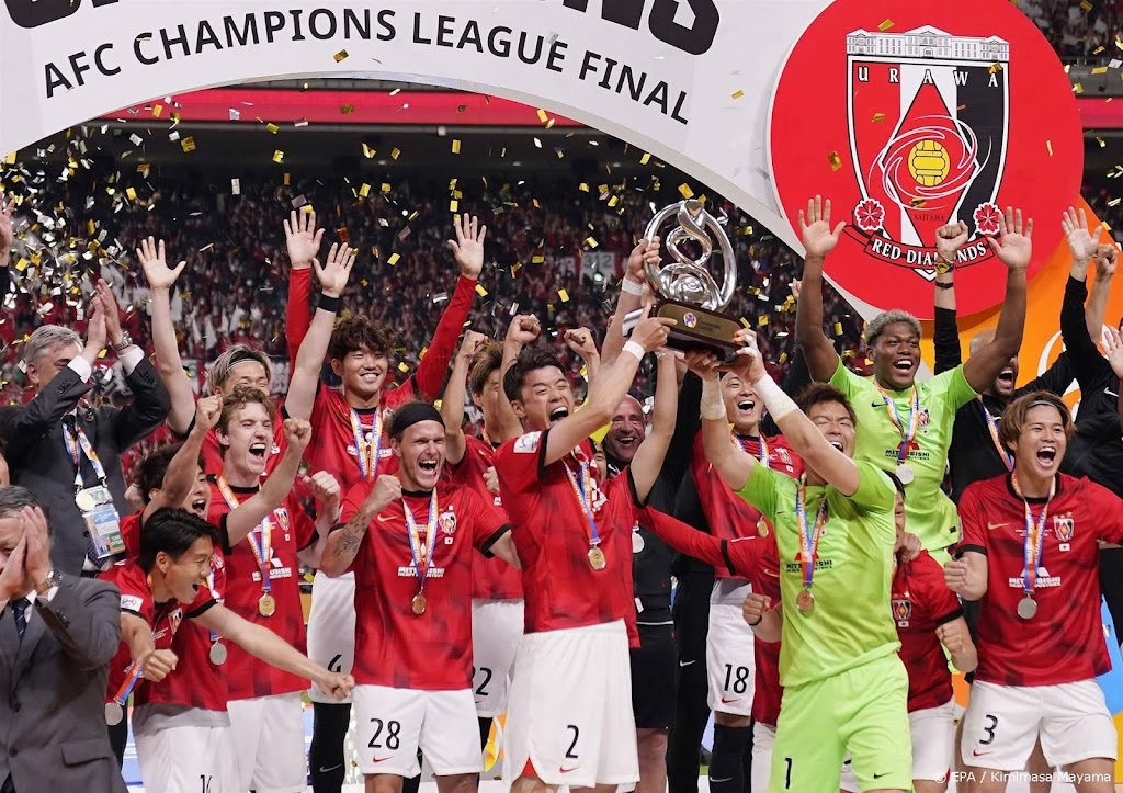 Voetballers Urawa Red Diamonds winnen Aziatische Champions League