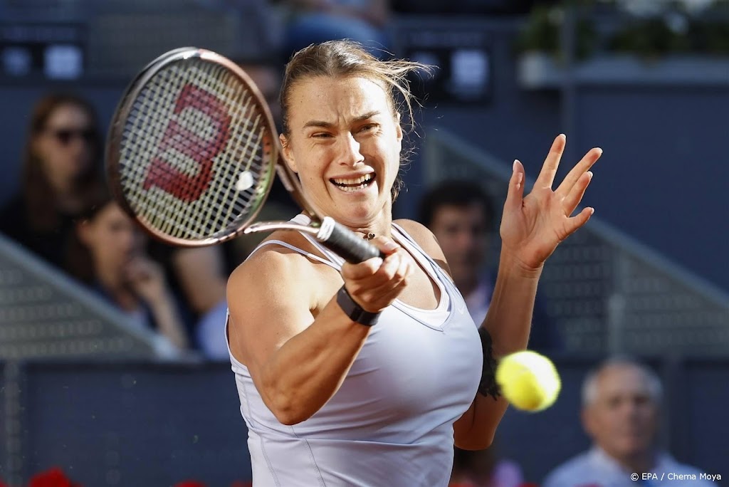 Sabalenka verslaat Swiatek in tenniskraker Madrid 