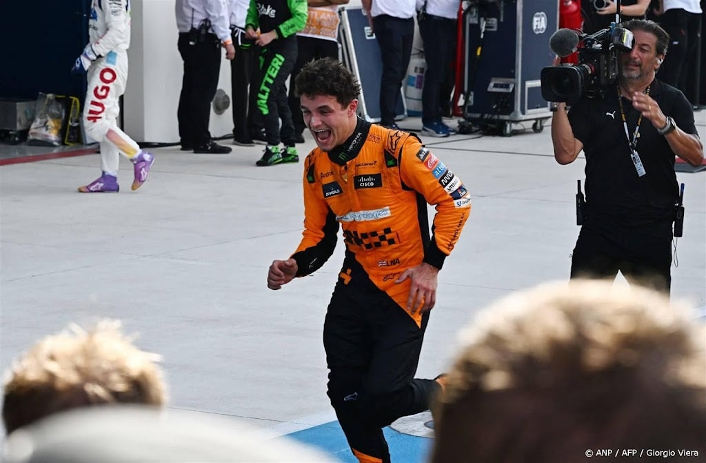 Norris uitzinnig na 'eindelijk' eerste GP-zege in Formule 1