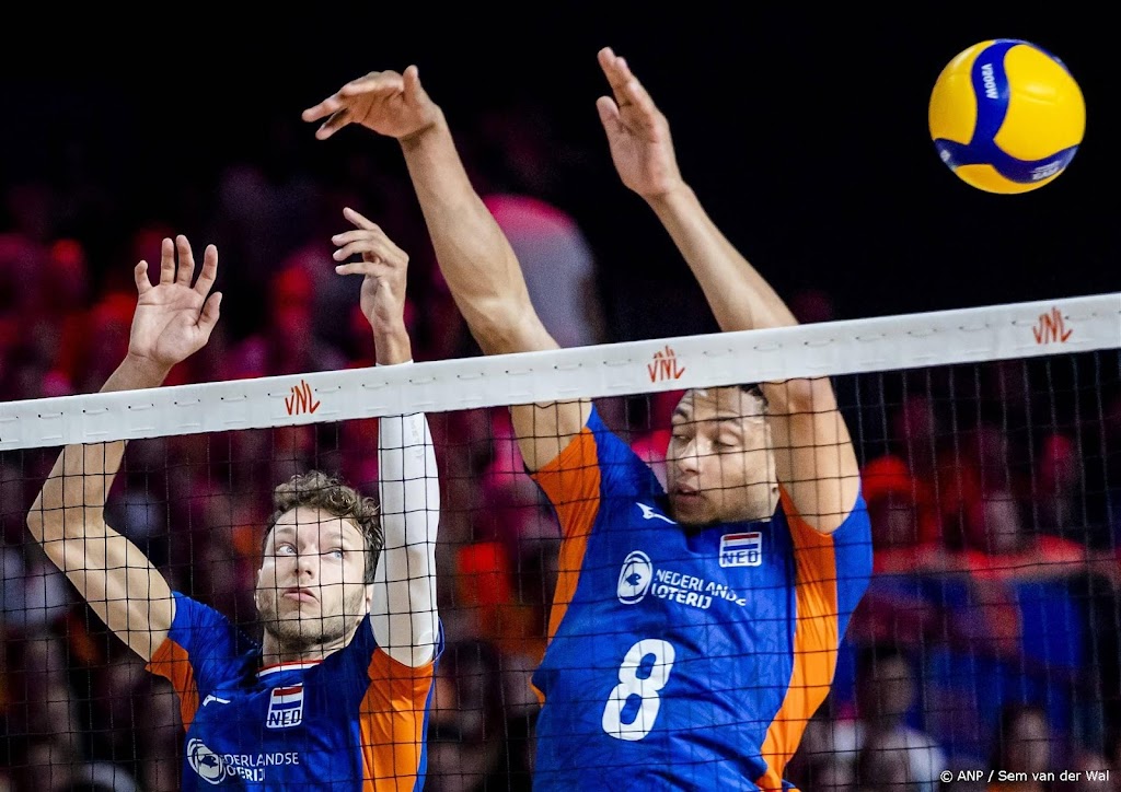 Volleyballers verliezen van Servië bij Nations League in Canada