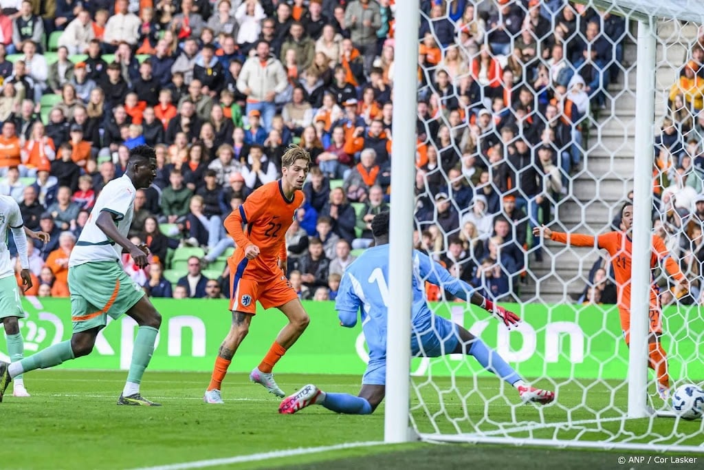 Jong Oranje wint laatste test voor EK van Jong Ivoorkust 