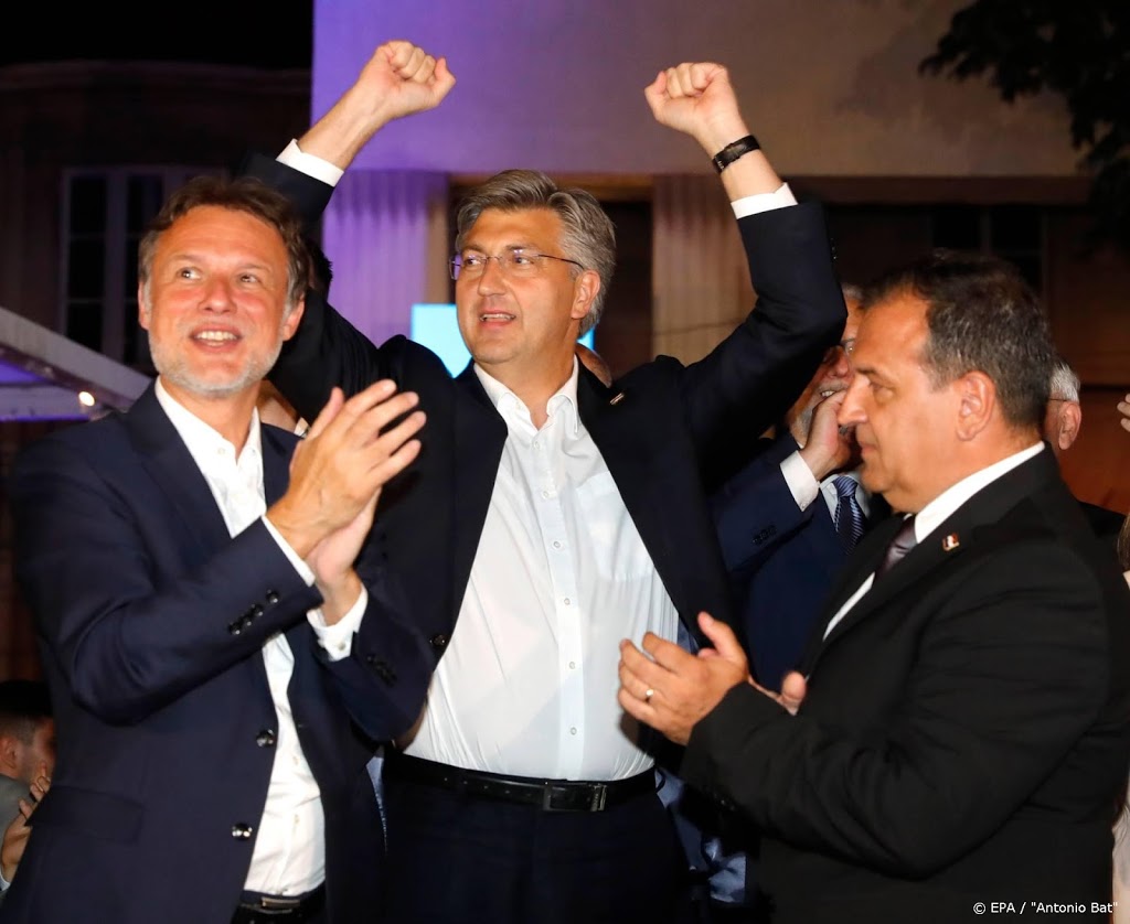 Centrumrechtse regeringspartij HDZ wint verkiezingen Kroatië