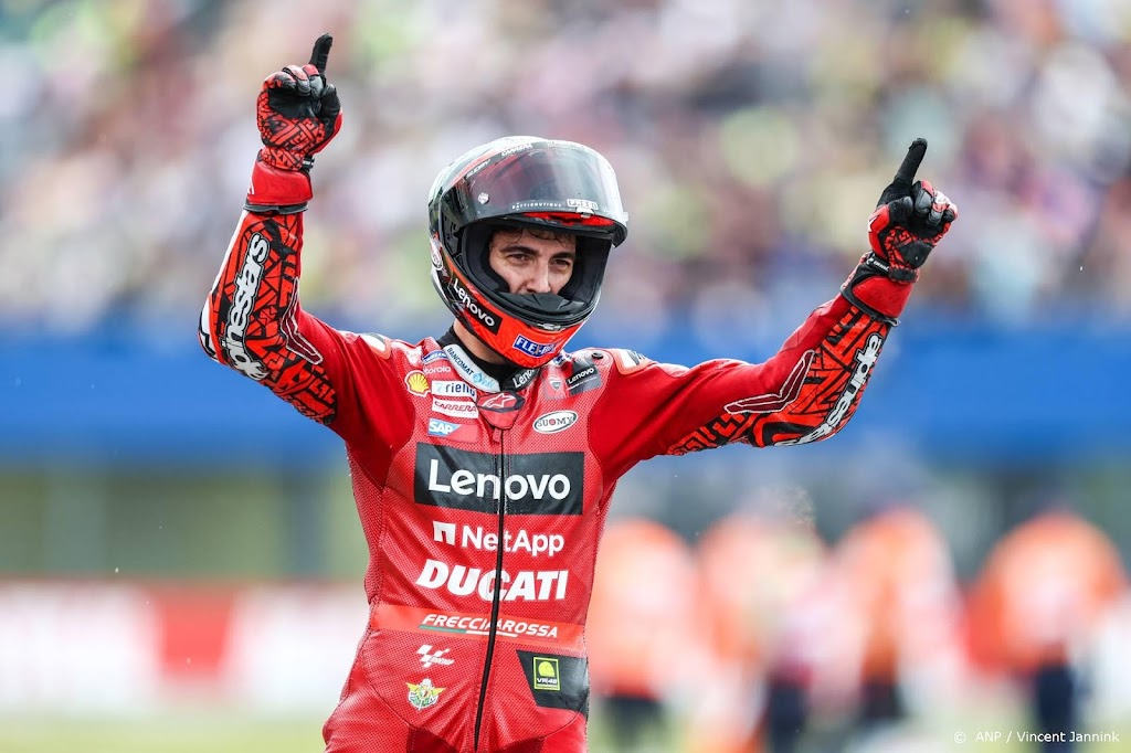 MotoGP-coureur Bagnaia biedt excuses aan na rijden onder invloed