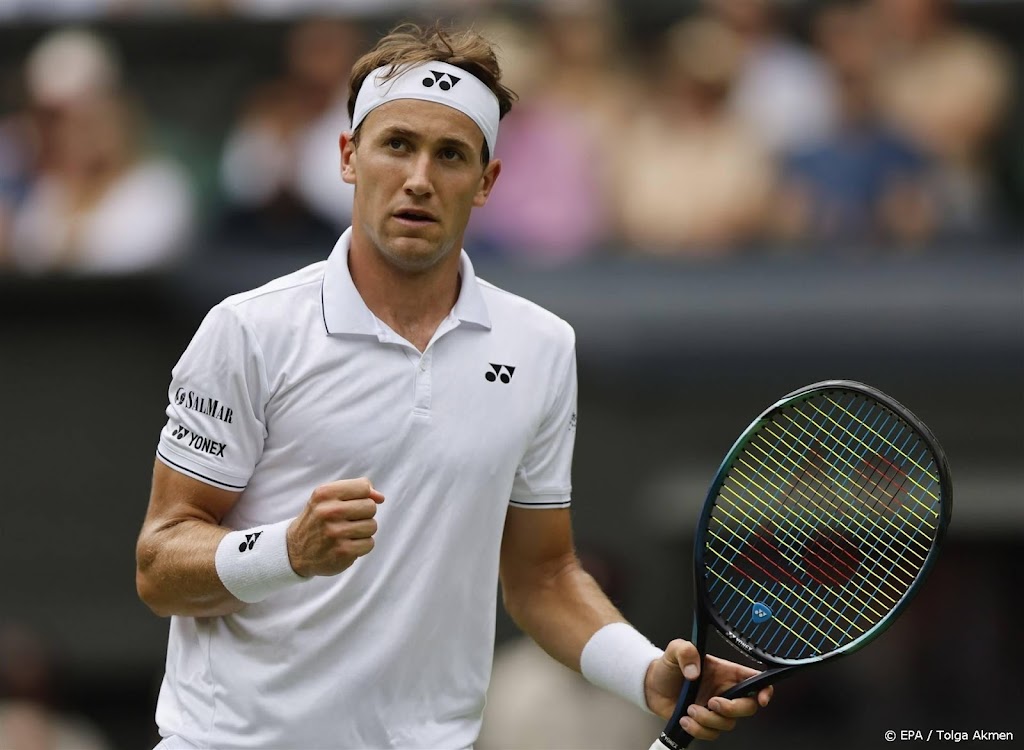 Ruud verliest op Wimbledon in vijf sets van Engelse wildcardspeler