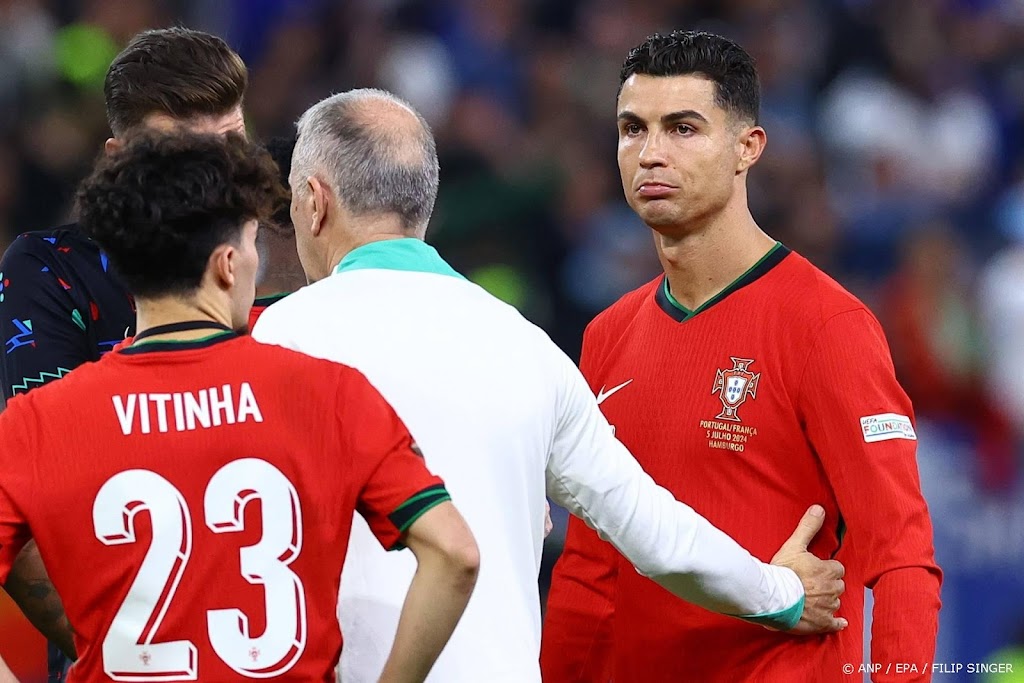 Portugese vedette Ronaldo vertrekt zonder treffer op EK