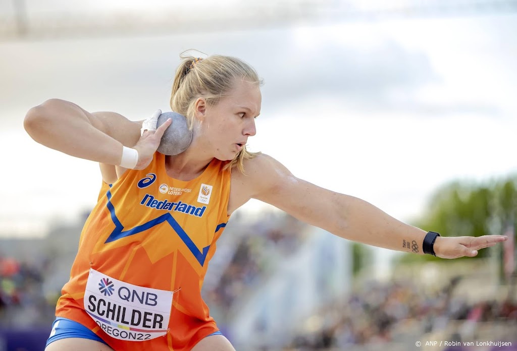 Schilder verbetert opnieuw Nederlands record kogelstoten