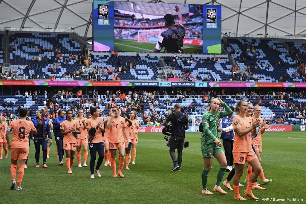 Voetbalsters Oranje naar kwartfinale WK na zege op Zuid-Afrika