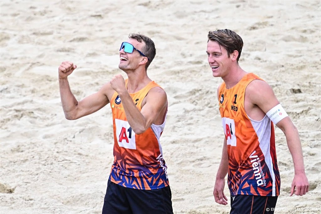 Beachvolleyballers Luini en De Groot naar finale van EK
