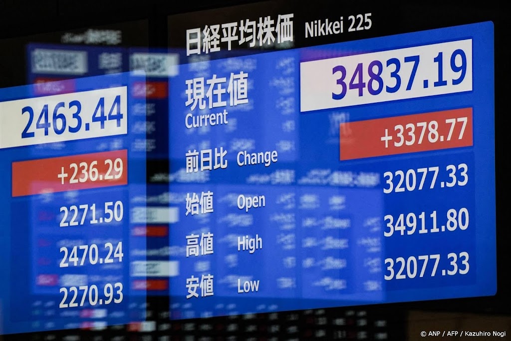 Japanse beurs toont sterk herstel na historische koersval
