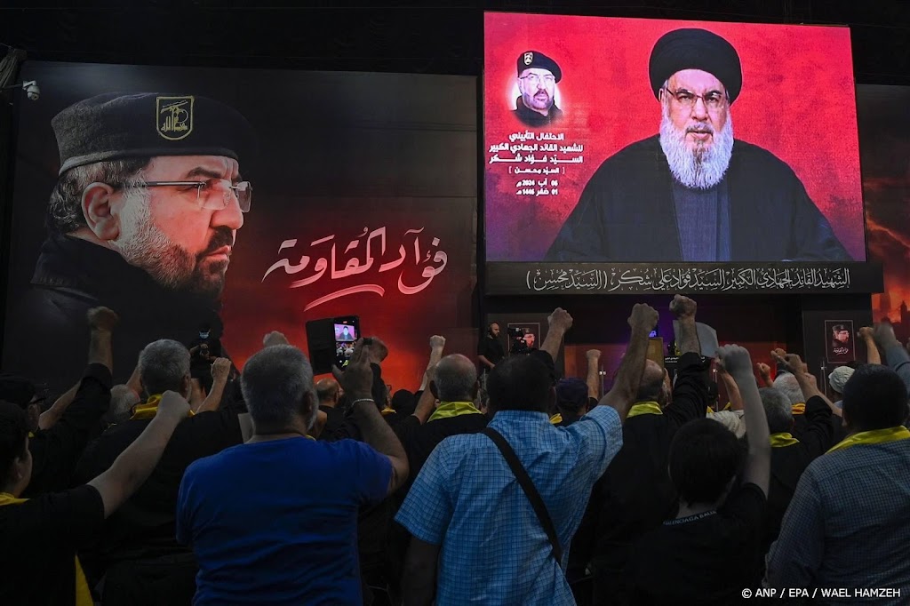 Hezbollahleider zegt door Israël gedode leiders te wreken