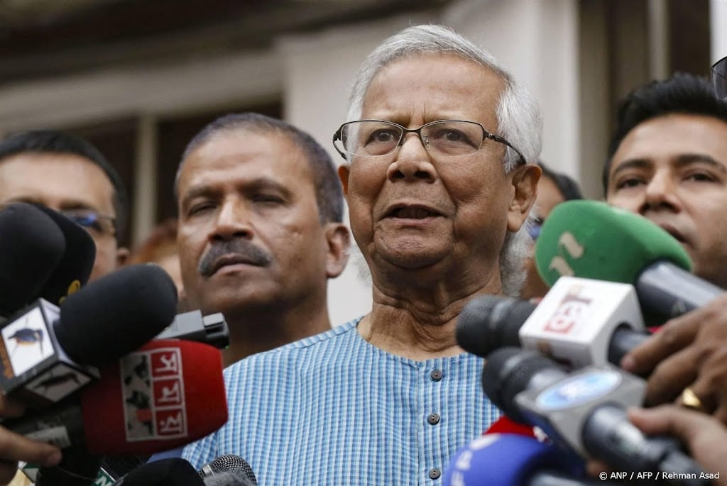 Nobelprijswinnaar Yunus gaat interim-regering Bangladesh leiden