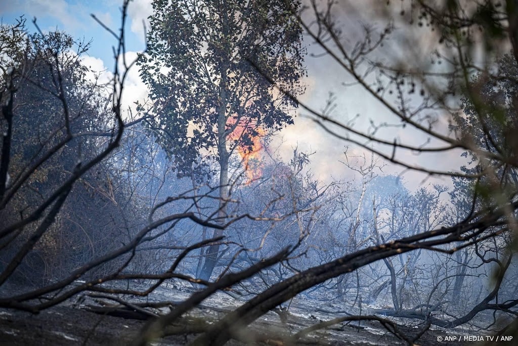 Blushelikopter defensie naar Ouddorp om natuurbrand te bestrijden