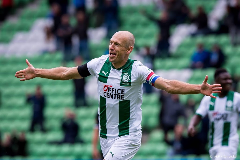 Robben scoort voor het eerst sinds terugkeer bij FC Groningen