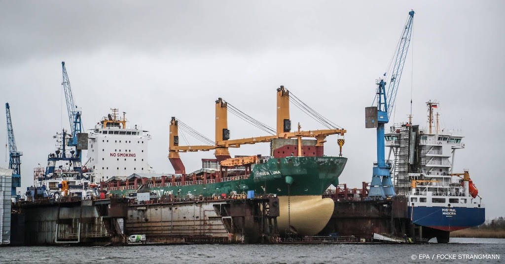 Onverwacht meer orders Duitse industrie door vraag naar schepen