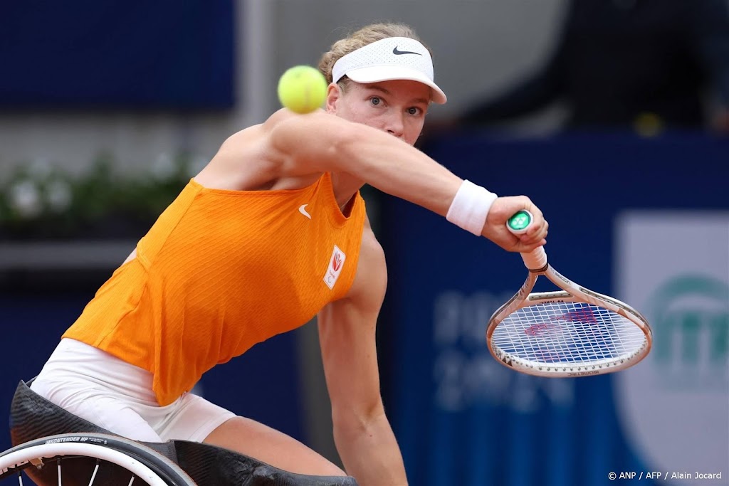 Rolstoeltennisster De Groot baalt na missen goud, maar ook trots