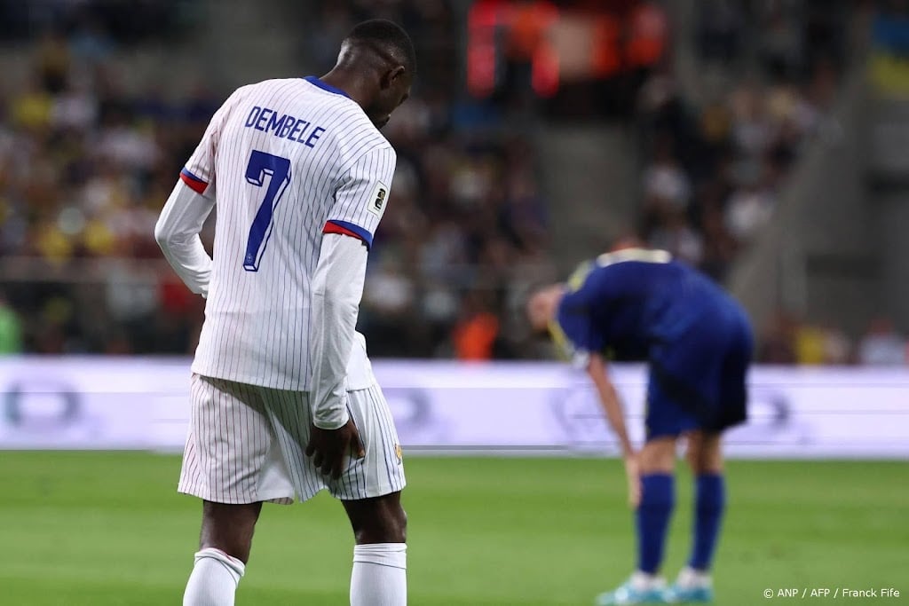 Franse aanvaller Dembélé zes weken uitgeschakeld