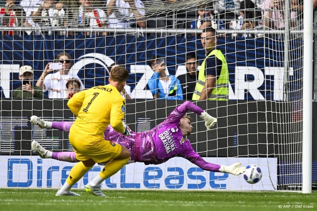 Doelman Koeman behoedt Telstar met twee treffers voor nederlaag  