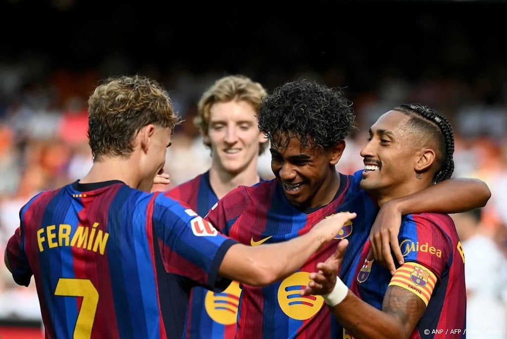 FC Barcelona maakt indruk vlak voor duel met Feyenoord