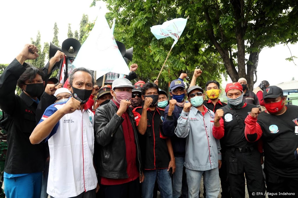 Protesten in Indonesië tegen nieuwe arbeidswet