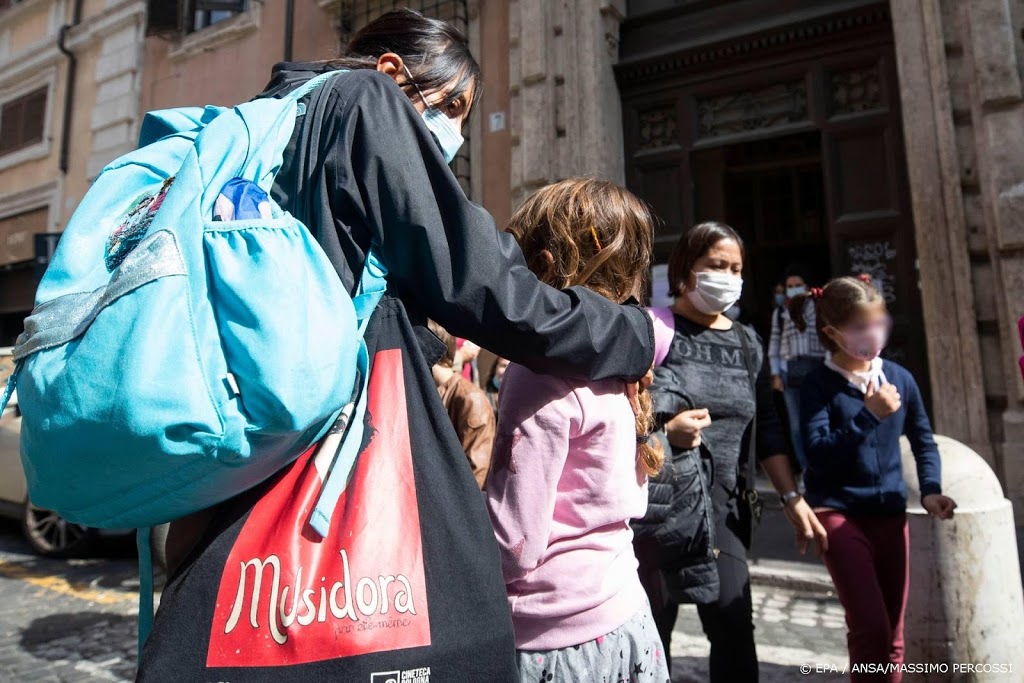 Mondkapjesplicht in heel Italië, ook buiten
