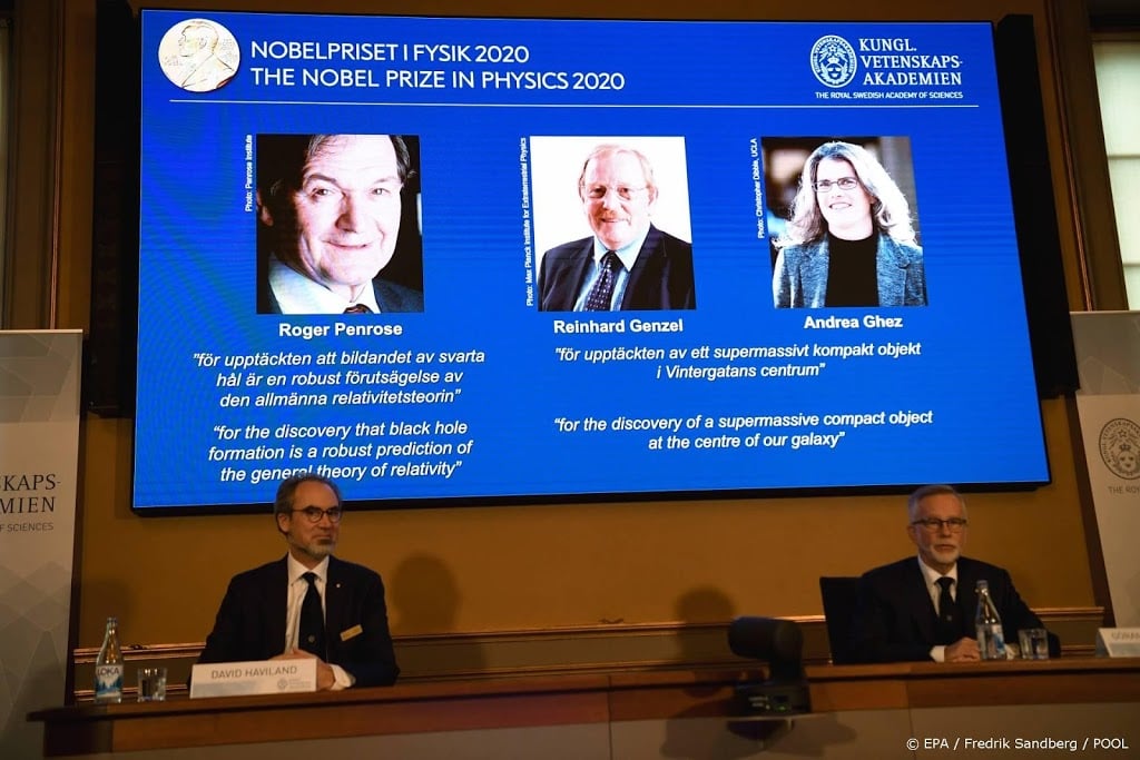 Nobelprijs voor Natuurkunde naar onderzoekers zwarte gaten