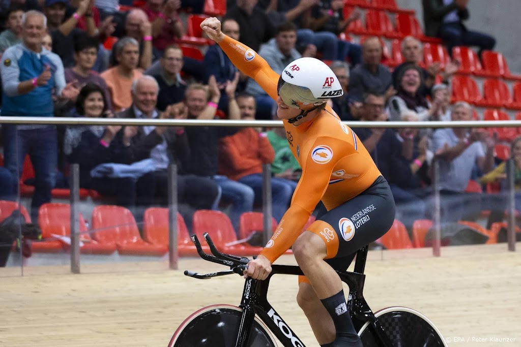 Baanrenner Hoogland klasse apart op kilometer tijdrit bij EK