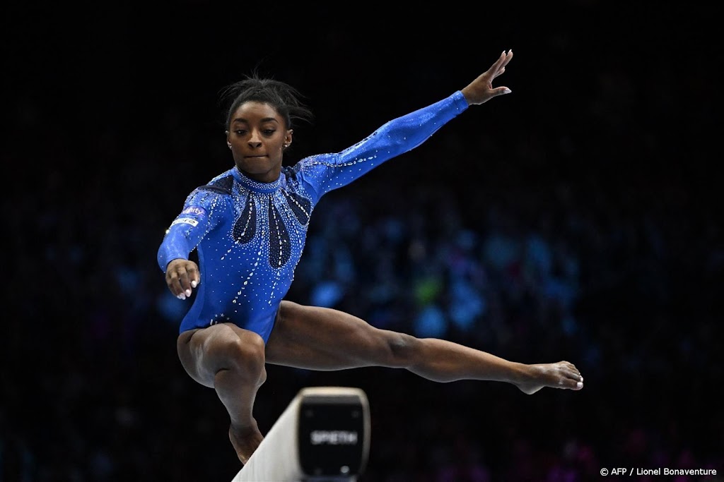 Biles wint wereldtitel meerkamp, Thorsdottir en Visser 6e en 12e