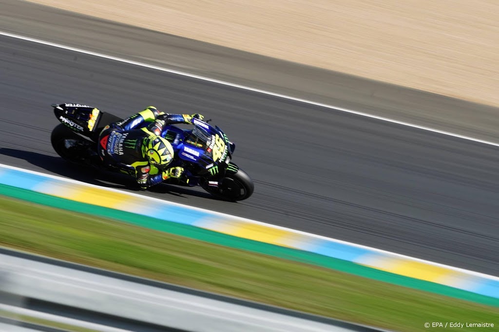 Motorcoureur Rossi na twee negatieve tests terug in Valencia