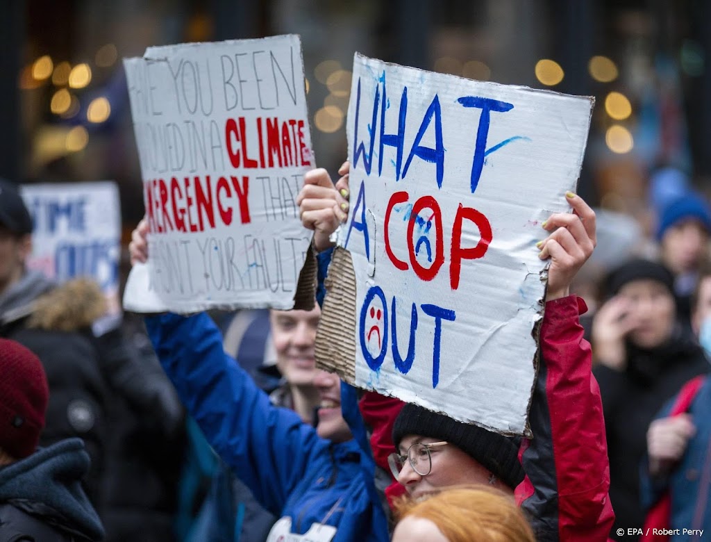 Tienduizenden eisen in Glasgow 'gerechtigheid voor klimaat'