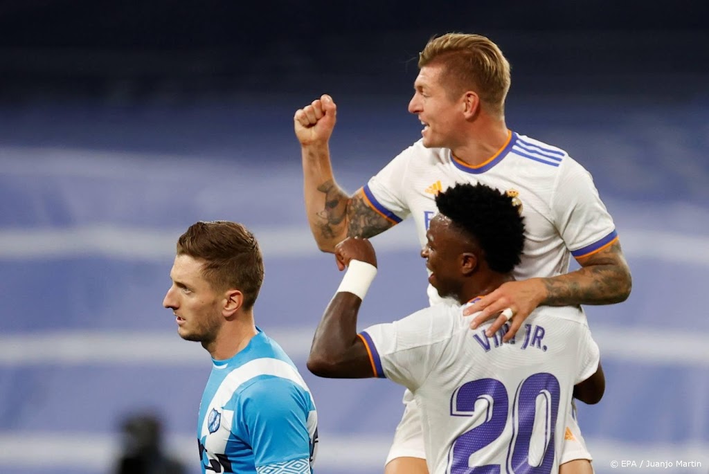 Real Madrid met klein verschil langs Rayo Vallecano 