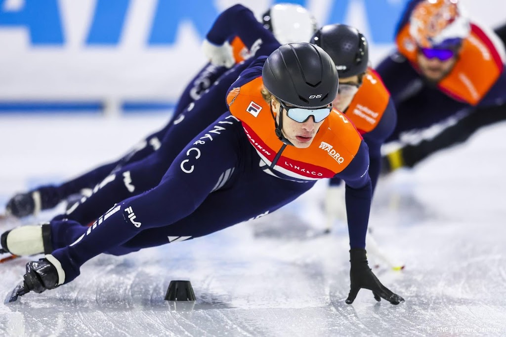 Shorttracker Van 't Wout pakt goud bij wereldbeker Salt Lake City