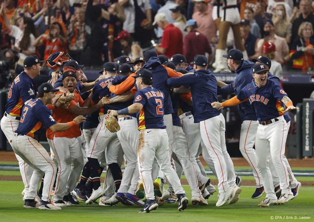 Houston Astros winnen World Series na overwinning op Phillies