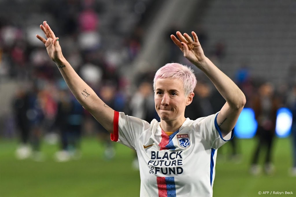Voetbalster Rapinoe stelt afscheid nog even uit