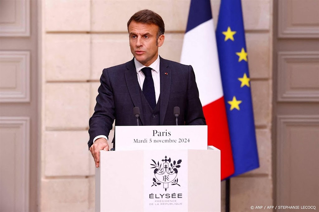 Macron feliciteert Trump met overwinning