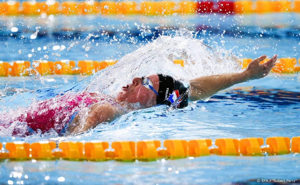 Toussaint zwemt op 200 rug naar brons