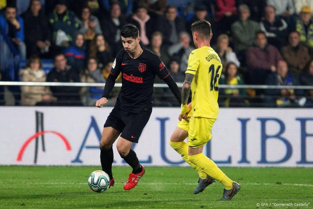 Atlético stelt ook bij Villarreal teleur