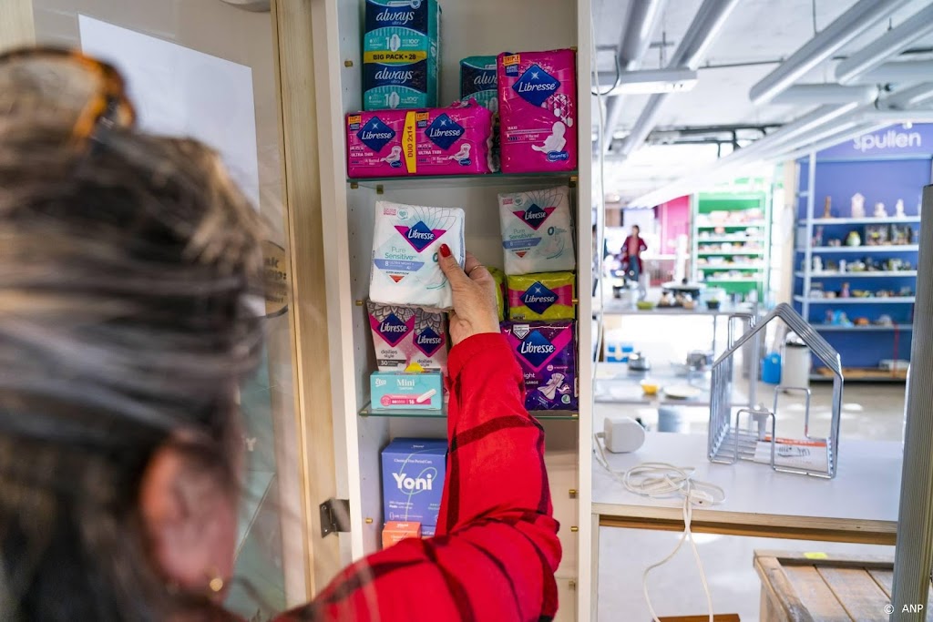 Gratis tampons en maandverband voor mensen met laag inkomen