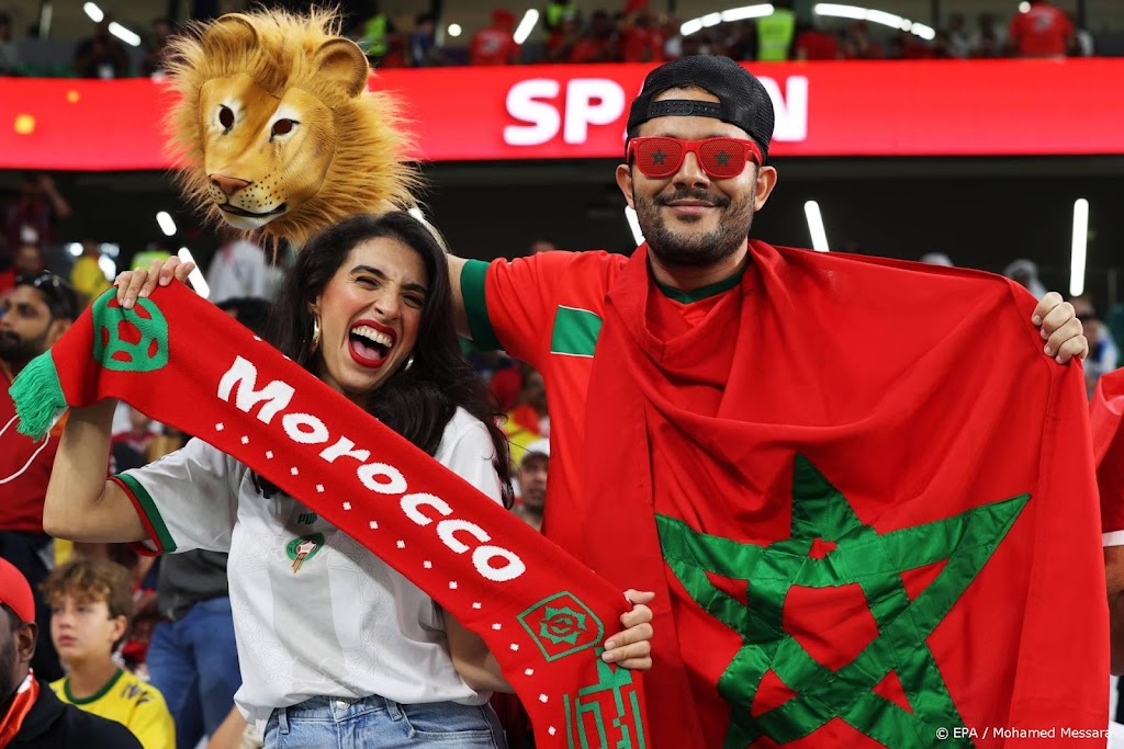Jubelstemming in Marokko na behalen kwartfinale WK