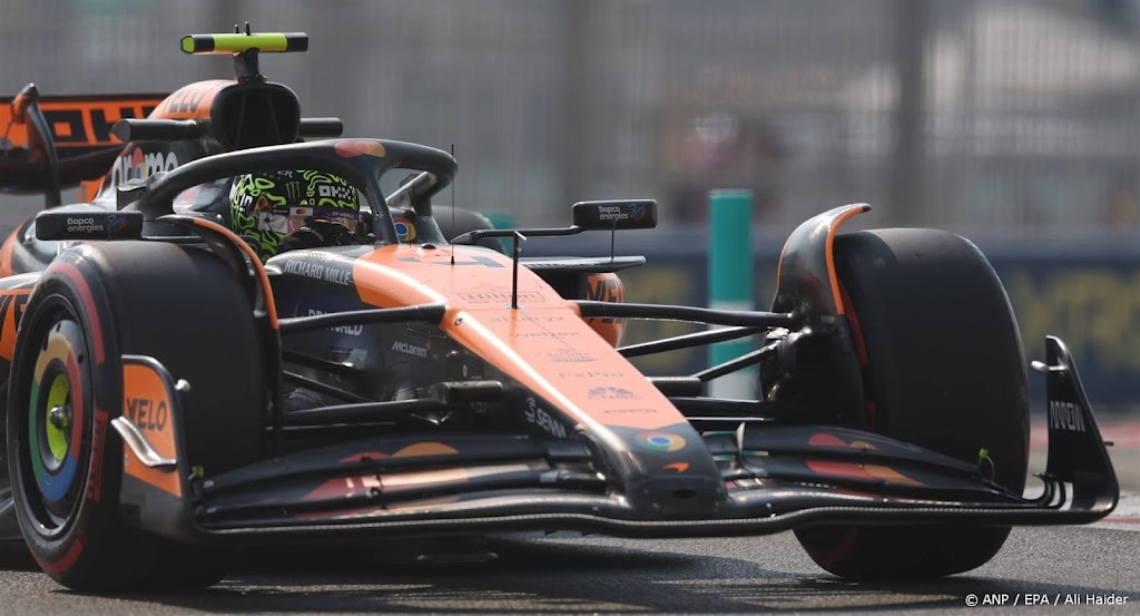 McLaren domineert tweede training Abu Dhabi, Verstappen achterin